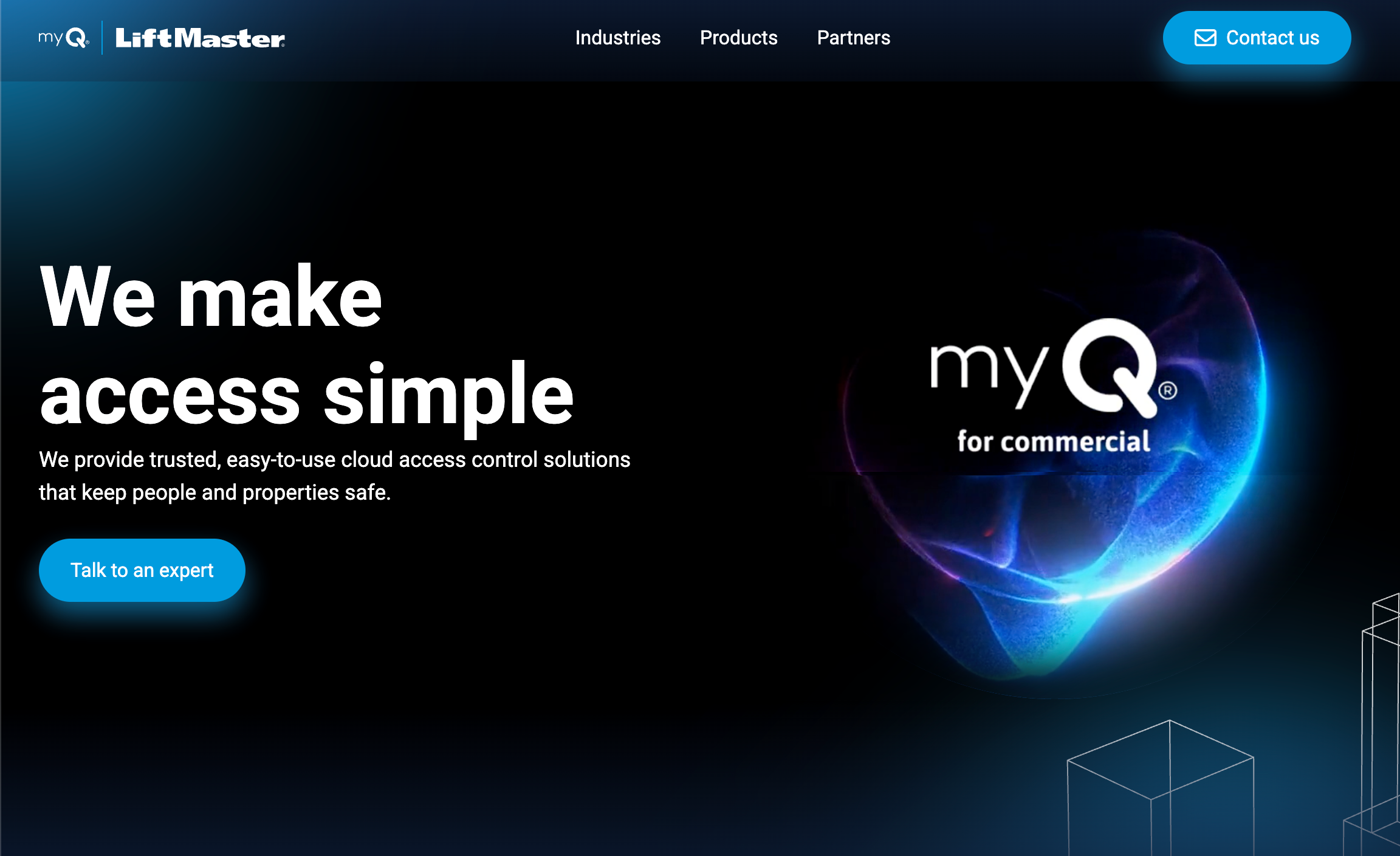 Screenshot of the Magenta Lime website, desktop dimension.